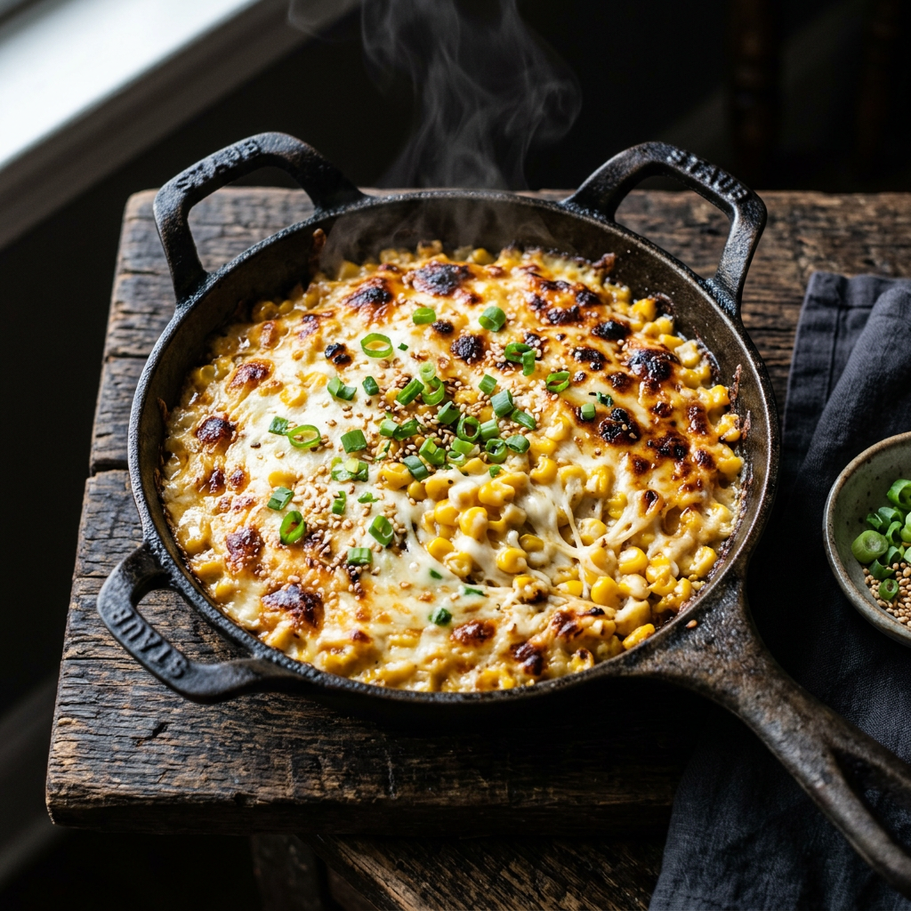 Pecan-Smoked Smoked Korean Corn Cheese