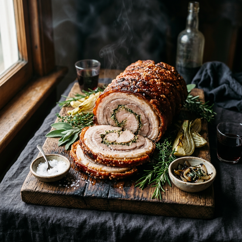 My Take on Sunday's Smoked Porchetta Roll