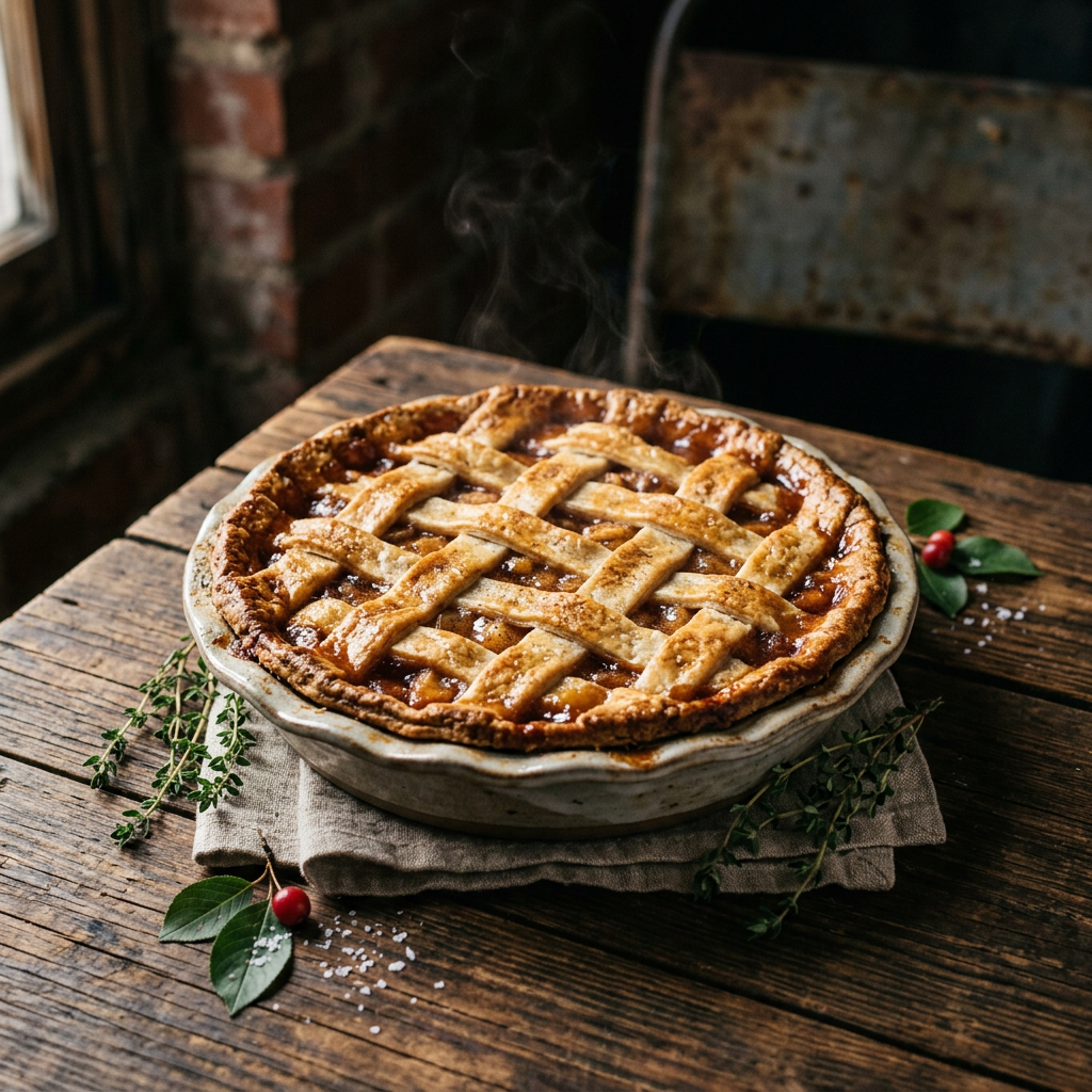 Weekend Cook — Backyard Version of Pellet Smoker Smoked Apple Pie