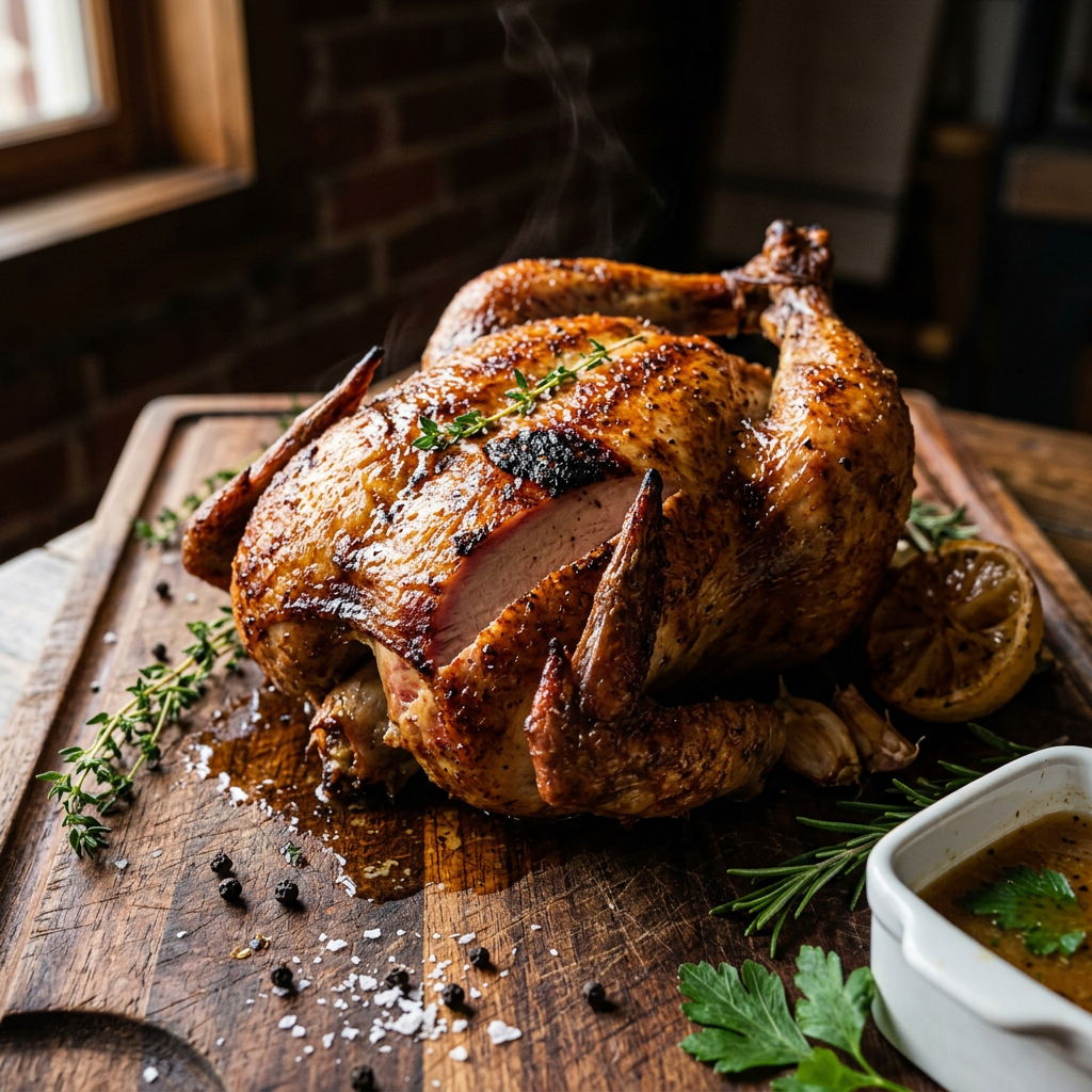 My Take on My Take on Sunday's My Take on My Take on Backyard Version of Beer-Can Whole Chicken