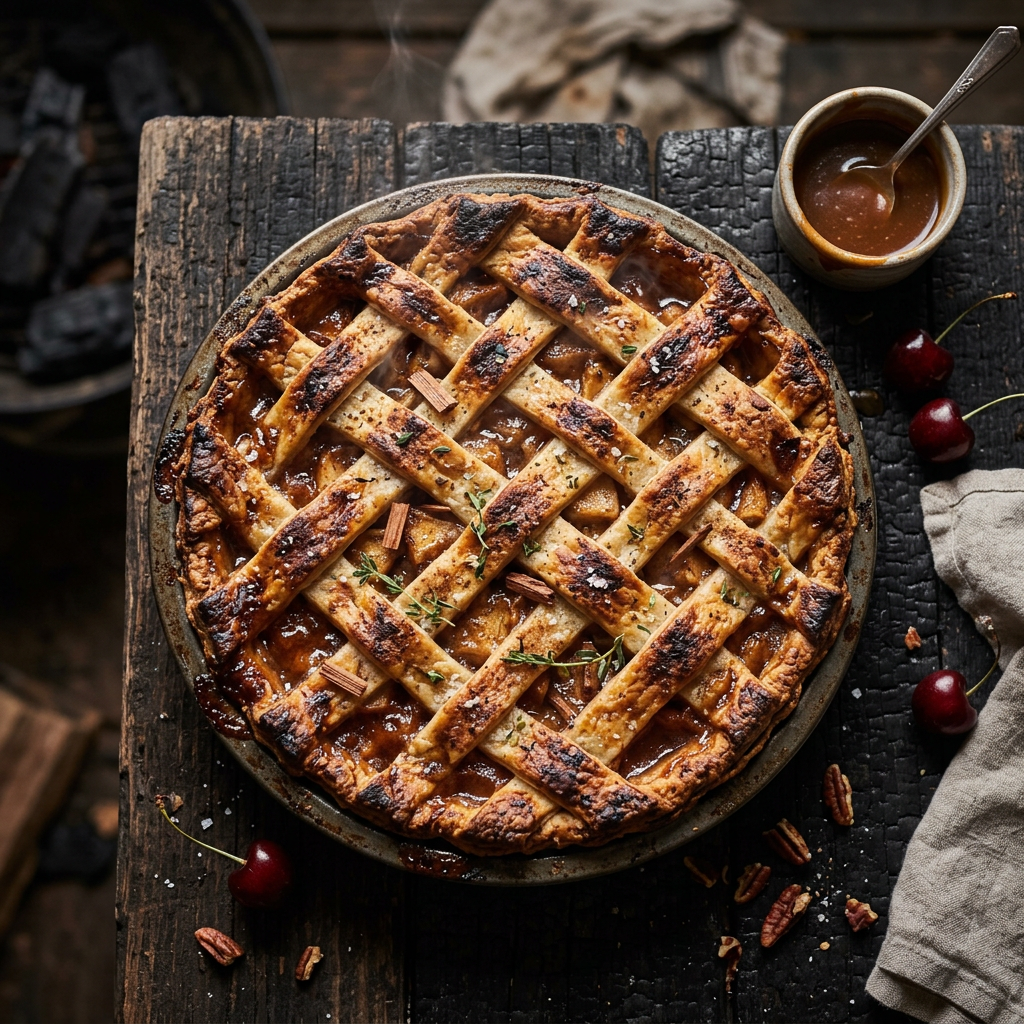 Weekend Cook — Sunday's Weekend Cook — Backyard Version of Pellet Smoker Smoked Apple Pie
