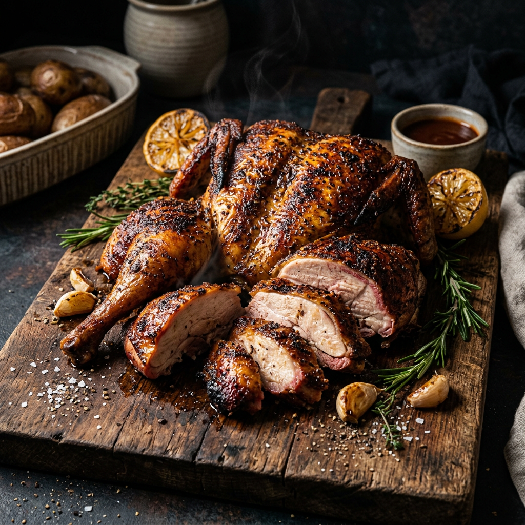 My Take on Sunday's My Take on My Take on Backyard Version of Beer-Can Whole Chicken