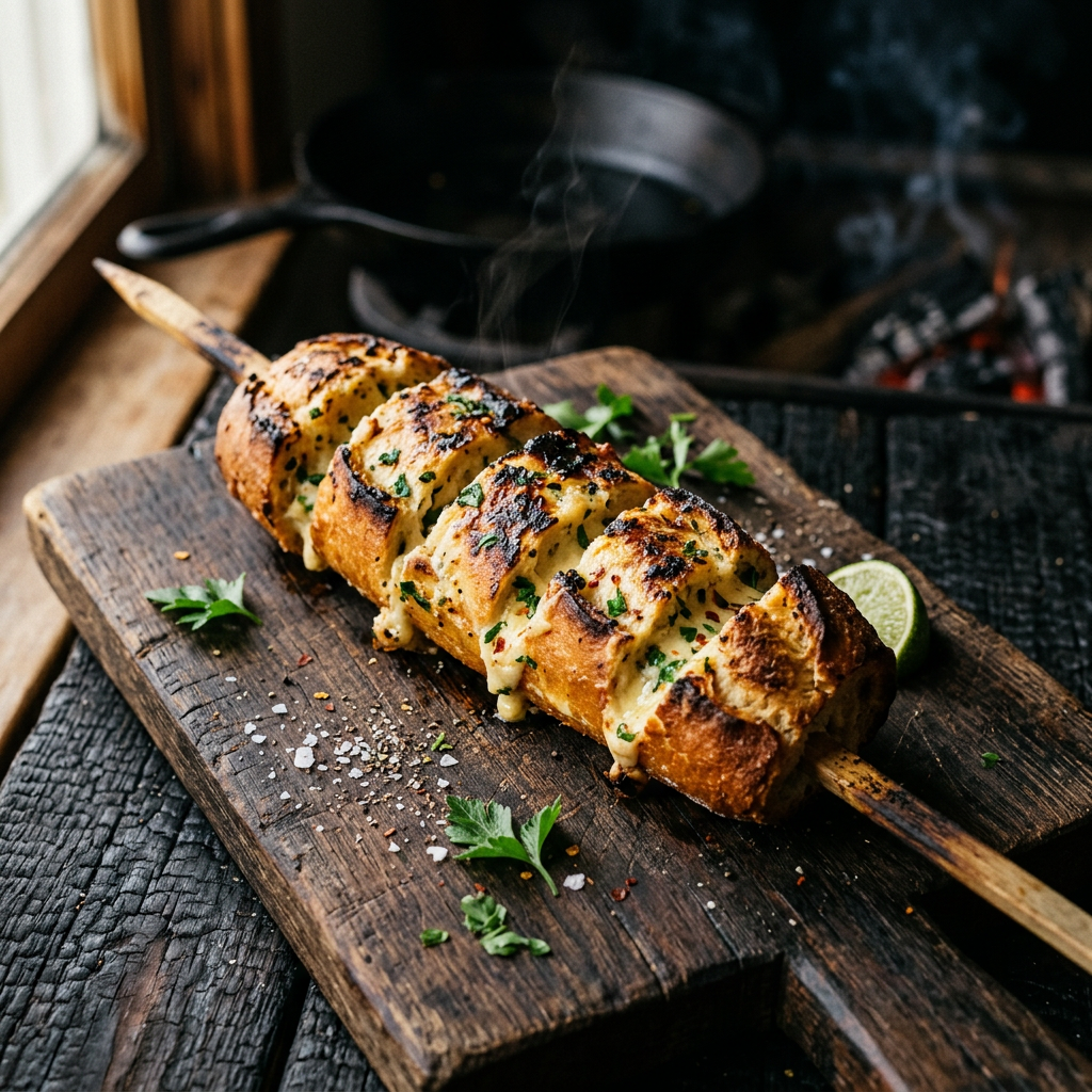 Weekend Cook — Sunday's Pão de Alho — Smoked Brazilian Garlic Bread