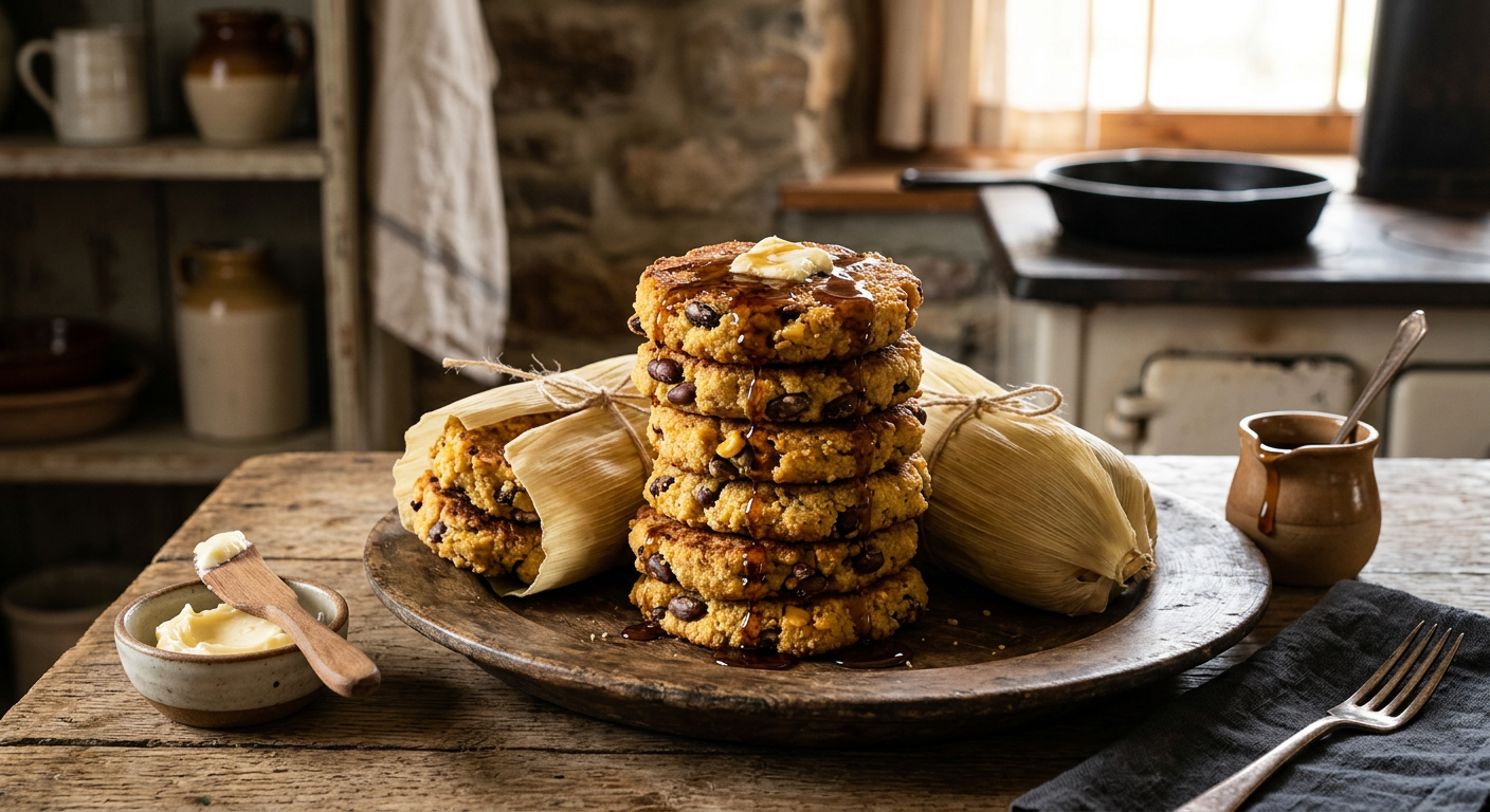 Smoked Bean Bread Cakes