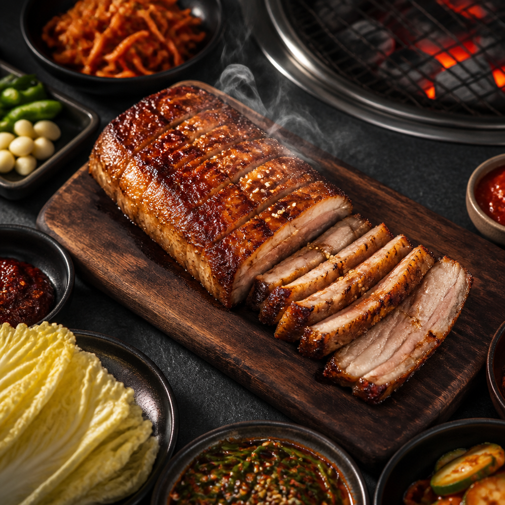 Smoked Bossam (Whole Pork Belly)