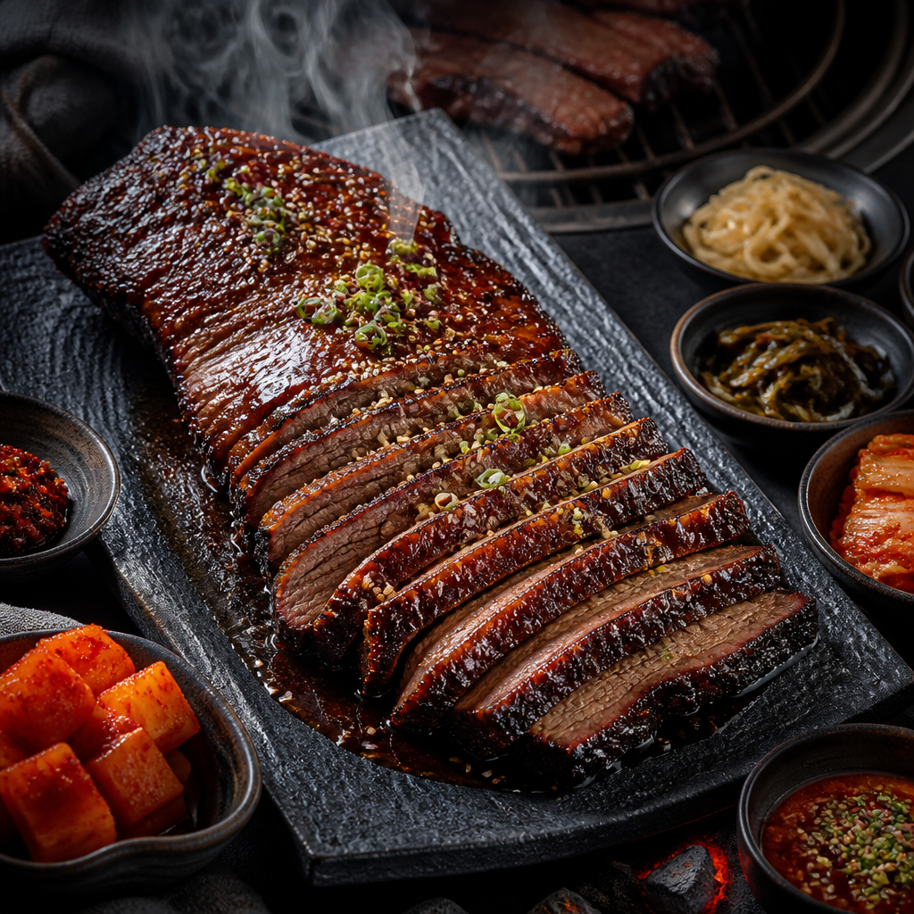 Smoked Jangjorim-Style Soy Brisket