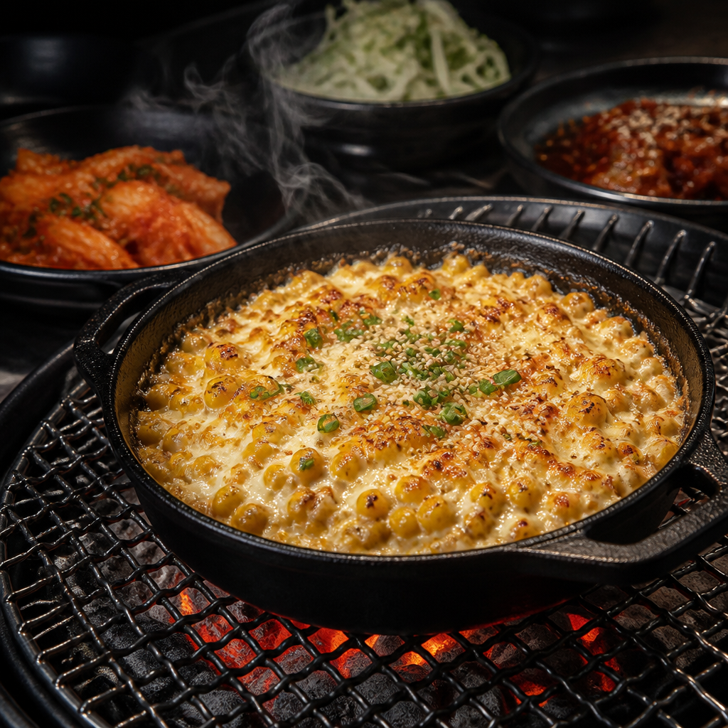 Smoked Korean Corn Cheese