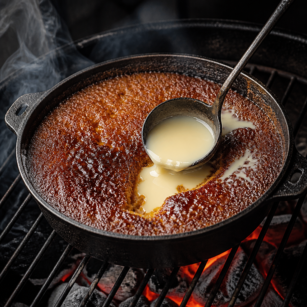 Smoked Malva Pudding