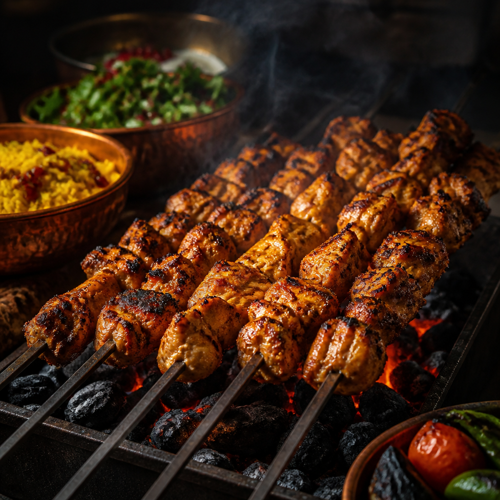 Smoked Shish Tawook