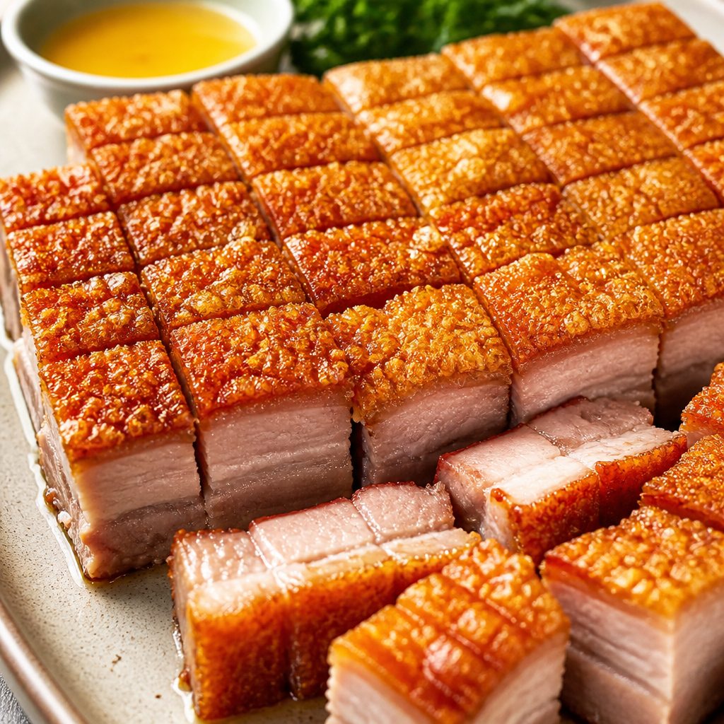 Smoked Siu Yuk (Crispy Pork Belly)