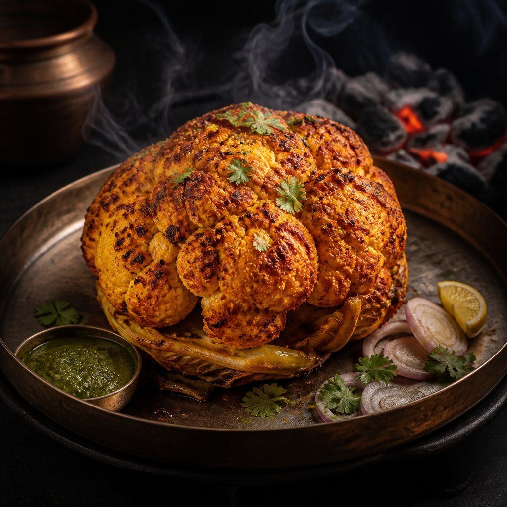 Smoked Tandoori Cauliflower