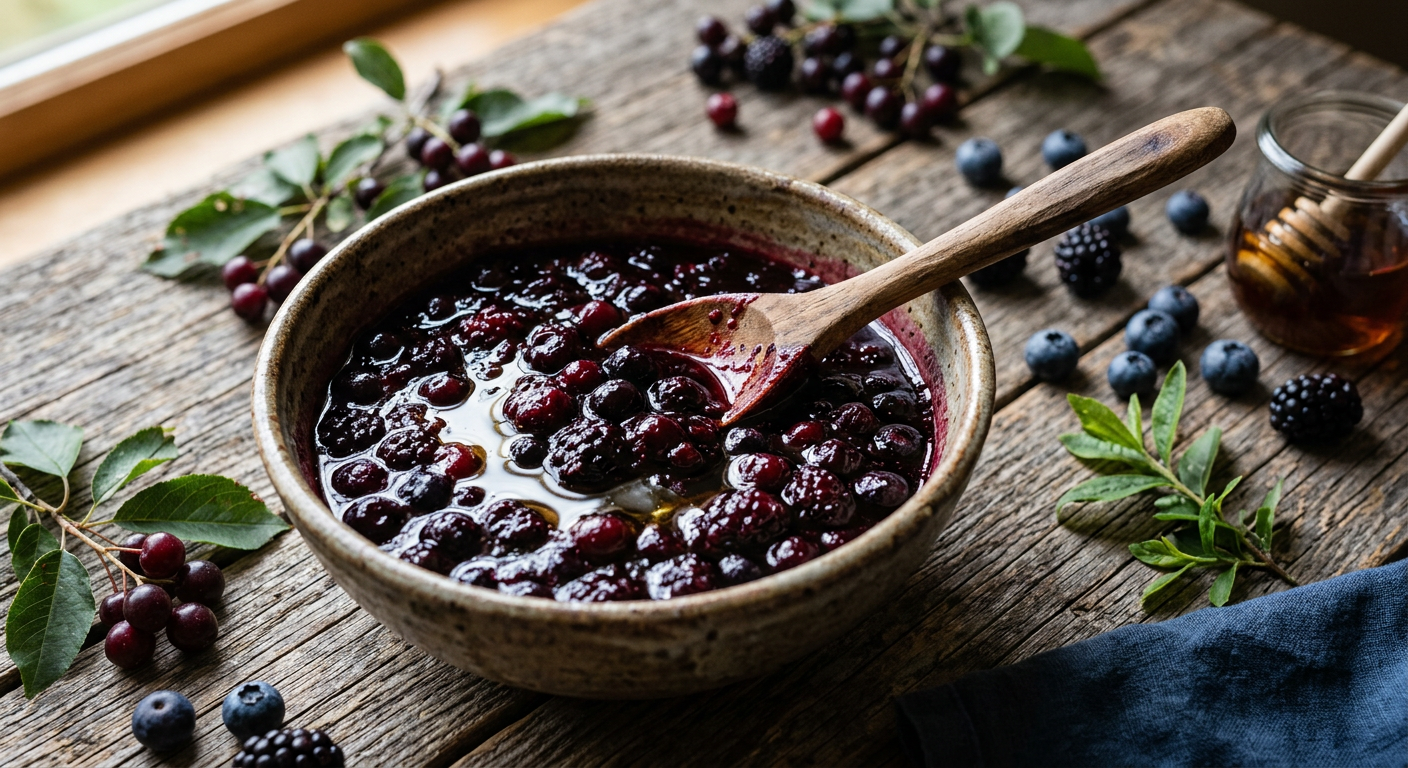 Smoked Wojapi (Berry Sauce)