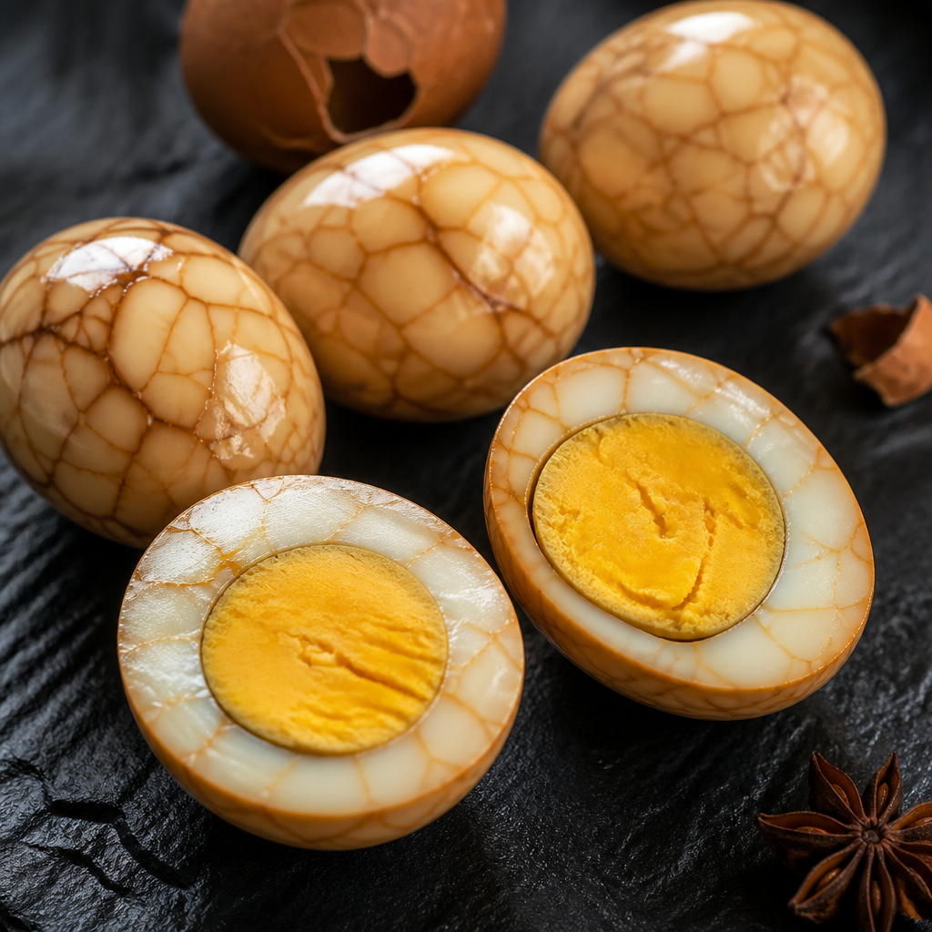 Tea-Smoked Marbled Eggs