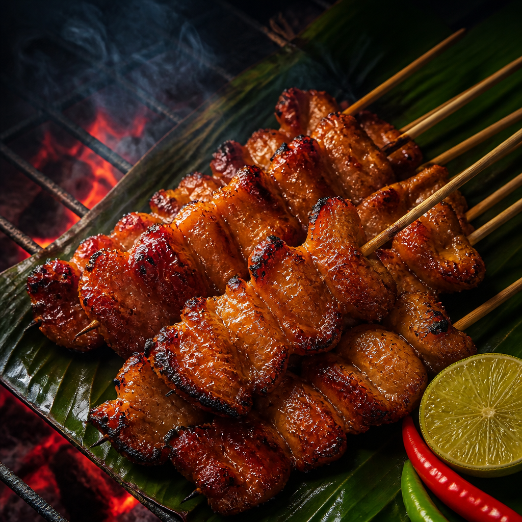 Thai Smoked Pork Skewers (Moo Ping)