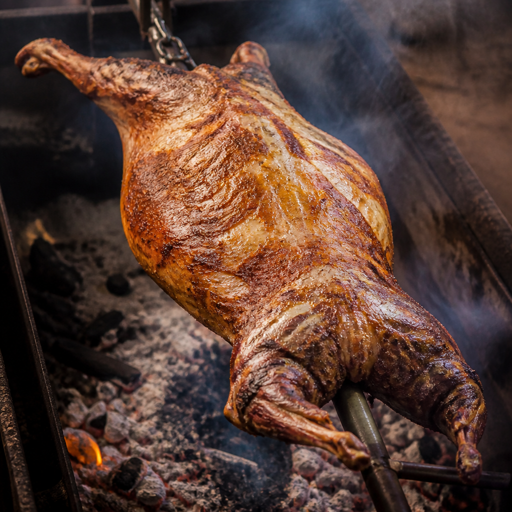 Whole Lamb Spit Braai (Skaapog)
